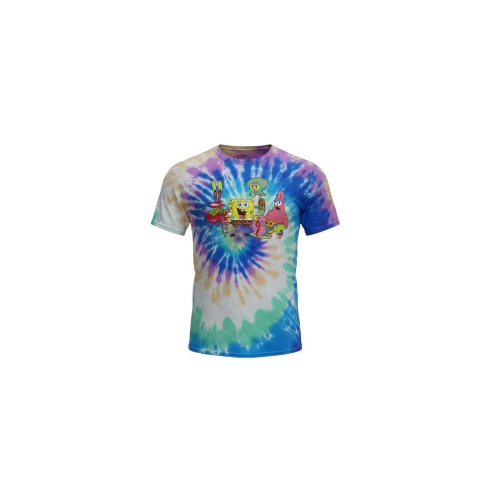 Rue21 SpongeBob T-Shirt Mens L Multi Color New Tie Dye Graphic Tee